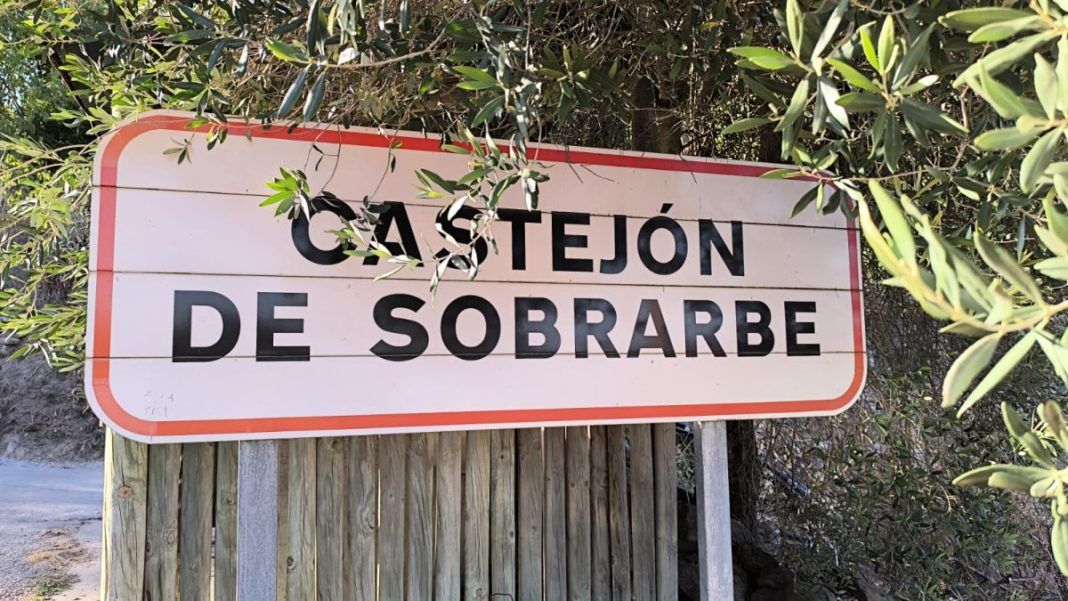 Foto de entrada a castejón de Sobrarbe